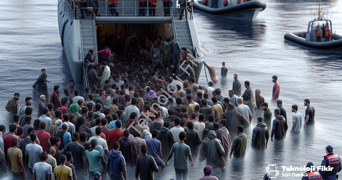 "İzmir Açıklarında Sahil Güvenlik Hareketliliği: 120 Göçmen İşlem Gördü" başlıklı haber için fotorea