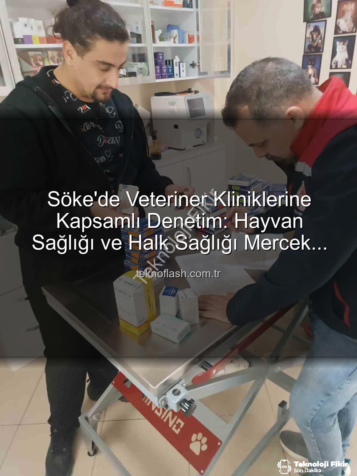 veteriner klinik denetimi - Söke'de Veteriner Kliniklerine Kapsamlı Denetim: Hayvan Sağlığı ve Halk Sağlığı Masada