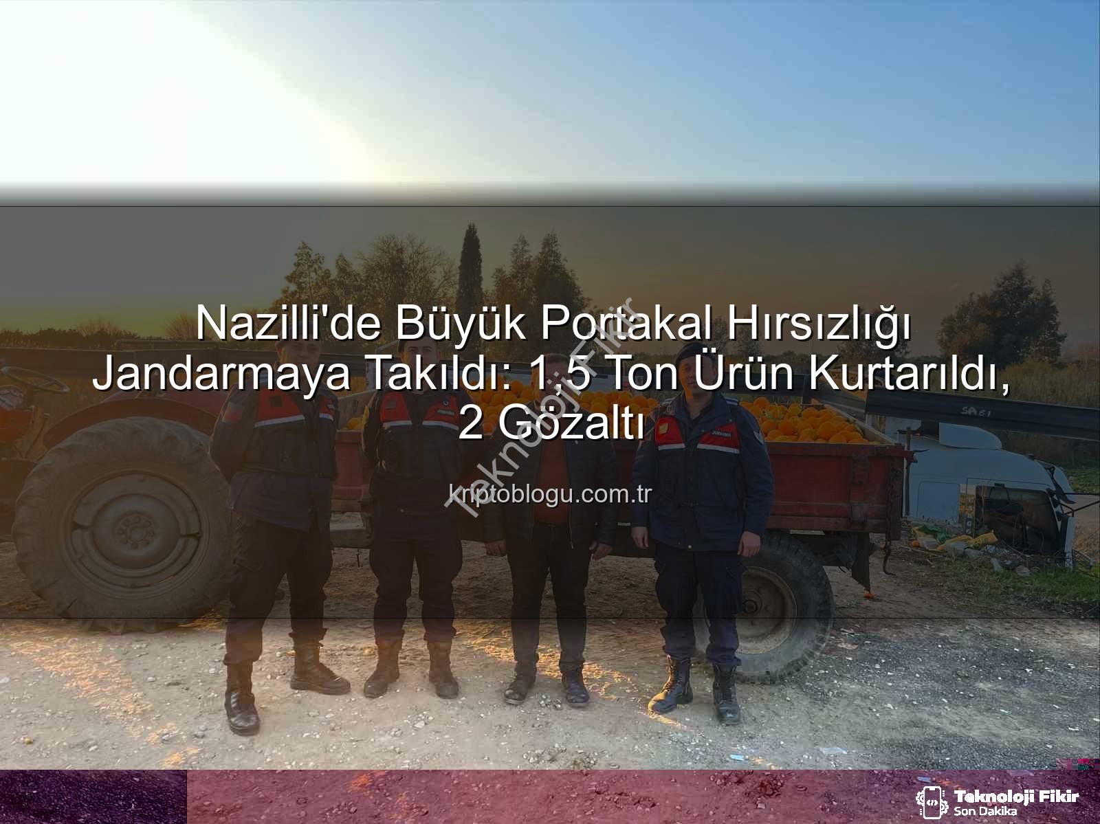 portakal hırsızlığı - Nazilli'de Devasa Portakal Hırsızlığı Engellendi: 1,5 Ton Ürün Sahibine Teslim Edildi
