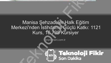 Manisa Halk Eğitim Merkezleri İstihdama Yönelik Kurslarla Binlerce Kişiyi Meslek Sahibi Yapıyor