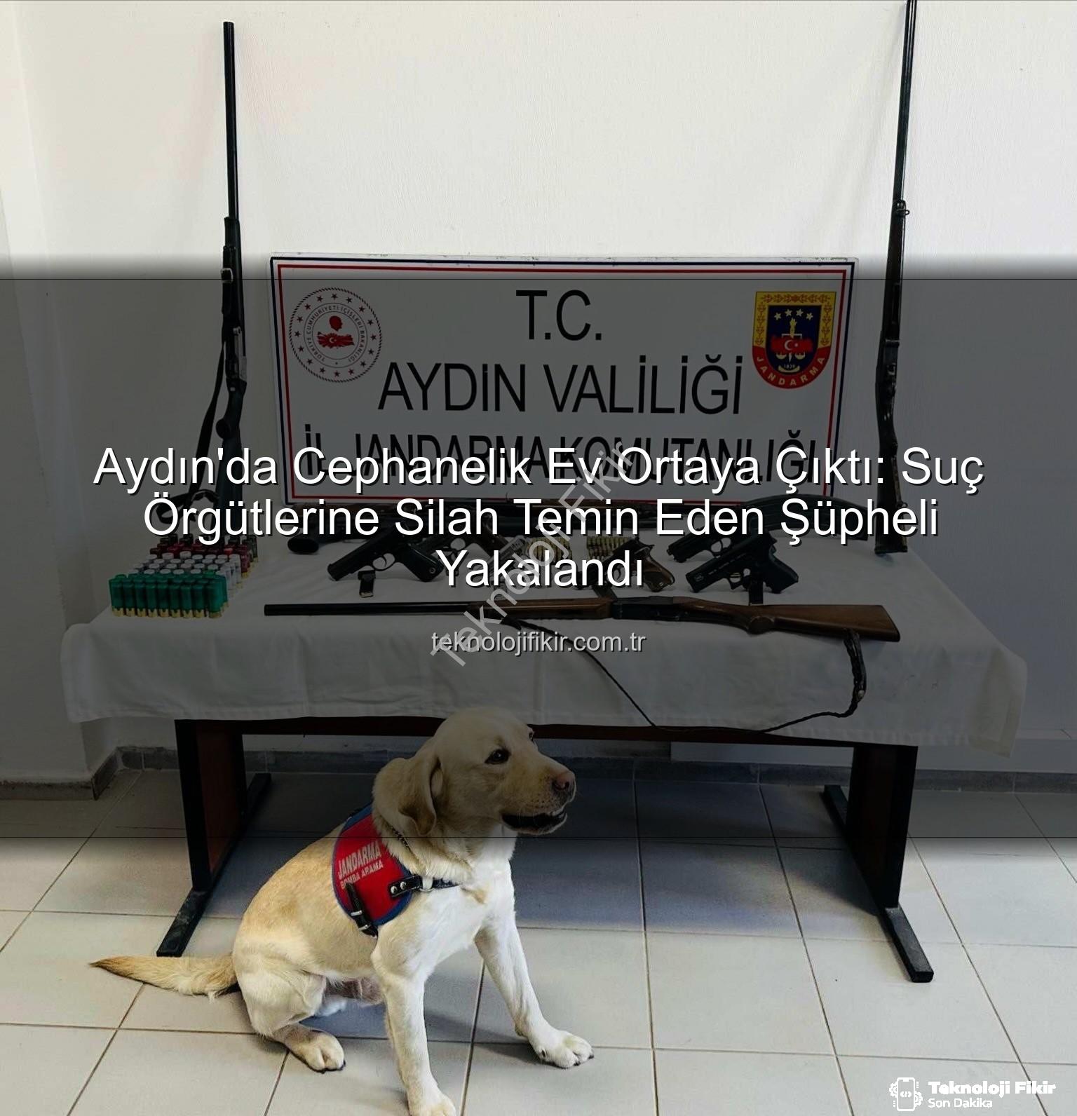 ruhsatsız silah - Aydın'da Cephanelik Ev Ortaya Çıktı: Suç Örgütlerine Silah Temin Eden Şüpheli Yakalandı