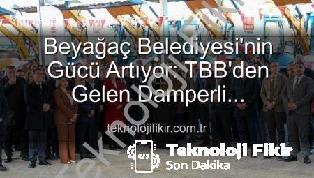 Beyağaç Belediyesi’nin Gücü Artıyor: TBB’den Gelen Damperli Kamyonetle Hizmet Ağı Genişliyor