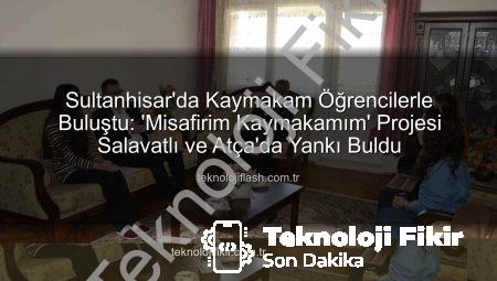 Kaymakamın Öğrencilere Ziyareti Devam Ediyor: ‘Misafirim Kaymakamım’ Projesi Salavatlı ve Atça’da Hayat Buldu