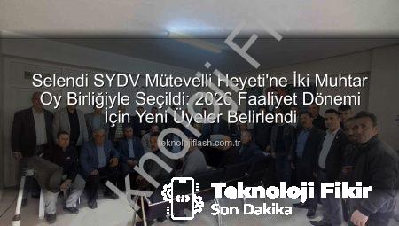 Selendi SYDV Mütevelli Heyeti Yenilendi: İki Muhtar Görev Başında!